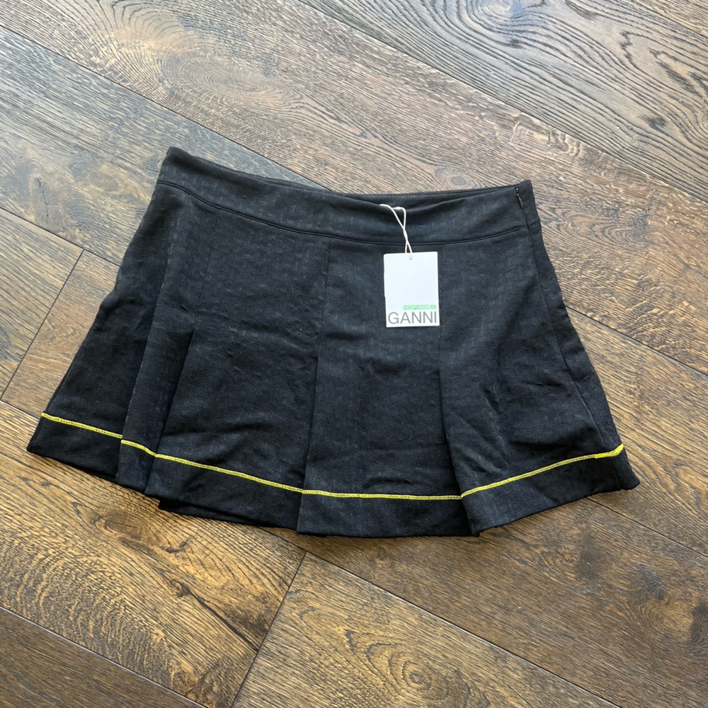 Ganni skirt black size 42/10 BRAND NEW